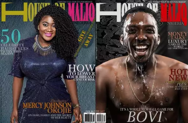 Actress Mercy Johnson And Comedian Bovi Look Stunning As They Cover 